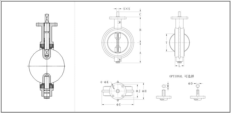 Read More About wafer type butterfly valve dimensions